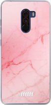 Xiaomi Pocophone F1 Hoesje Transparant TPU Case - Coral Marble #ffffff