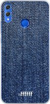 Honor 8X Hoesje Transparant TPU Case - Denim #ffffff