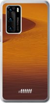Huawei P40 Hoesje Transparant TPU Case - Sand Dunes #ffffff