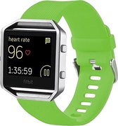 By Qubix - FitBit Blaze sport horloge band / siliconen alleen voor Fitbit Blaze - Groen