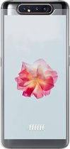 Samsung Galaxy A80 Hoesje Transparant TPU Case - Rouge Floweret #ffffff
