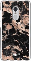 Xiaomi Redmi 5 Hoesje Transparant TPU Case - Rose Gold Marble #ffffff