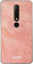 Nokia X6 (2018) Hoesje Transparant TPU Case - Sandy Pink #ffffff