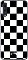 Samsung Galaxy A30s Hoesje Transparant TPU Case - Checkered Chique #ffffff