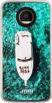 Motorola Moto Z Force Hoesje Transparant TPU Case - Yacht Life #ffffff