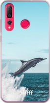Huawei P30 Lite Hoesje Transparant TPU Case - Dolphin #ffffff