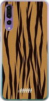 Huawei P30 Hoesje Transparant TPU Case - Tiger Print #ffffff