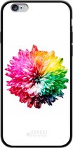 iPhone 6s Hoesje TPU Case - Rainbow Pompon #ffffff