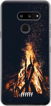 LG G8 ThinQ Hoesje Transparant TPU Case - Bonfire #ffffff