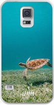 Samsung Galaxy S5 Hoesje Transparant TPU Case - Turtle #ffffff