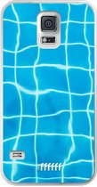 Samsung Galaxy S5 Hoesje Transparant TPU Case - Blue Pool #ffffff
