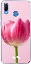 Honor Play Hoesje Transparant TPU Case - Pink Tulip #ffffff