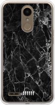 LG K10 (2018) Hoesje Transparant TPU Case - Shattered Marble #ffffff