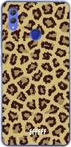 Honor Note 10 Hoesje Transparant TPU Case - Jaguar Print #ffffff