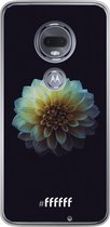 Motorola Moto G7 Hoesje Transparant TPU Case - Just a perfect flower #ffffff