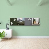 Dock Four groene wanddecoratie voor woon- & slaapkamer, grote combinatie 4