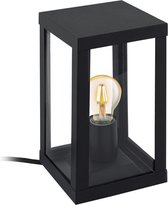 EGLO Vintage Alamonte 1 - Buitenverlichting - Tafellamp - 1 Lichts - Zwart