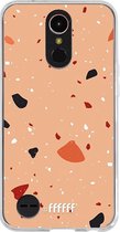 LG K10 (2017) Hoesje Transparant TPU Case - Terrazzo N°5 #ffffff