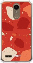 LG K10 (2018) Hoesje Transparant TPU Case - Terrazzo N°4 #ffffff