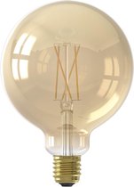 CALEX - LED Lamp - Globe - Smart LED G125 - E27 Fitting - Dimbaar - 7W - Aanpasbare Kleur CCT - Goud - BES LED