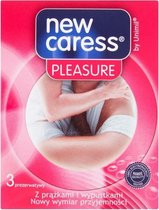 New Caress - Pleasure Latex Condoms 3Pcs