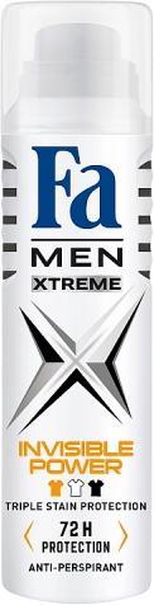 FA - Men Men Xtreme Invisible Power Anti-Perspirant - Antiperspirant In Spray For Men