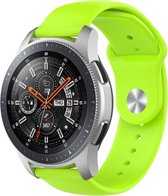 Bandje Voor Huawei Watch GT Silicone Sport Band - Limoen (Groen) - Maat: 20mm - Horlogebandje, Armband