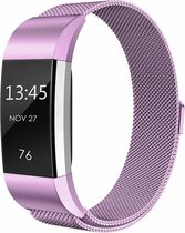 Fitbit Charge 2 milanese bandje (Small) - Lila - Fitbit charge bandjes