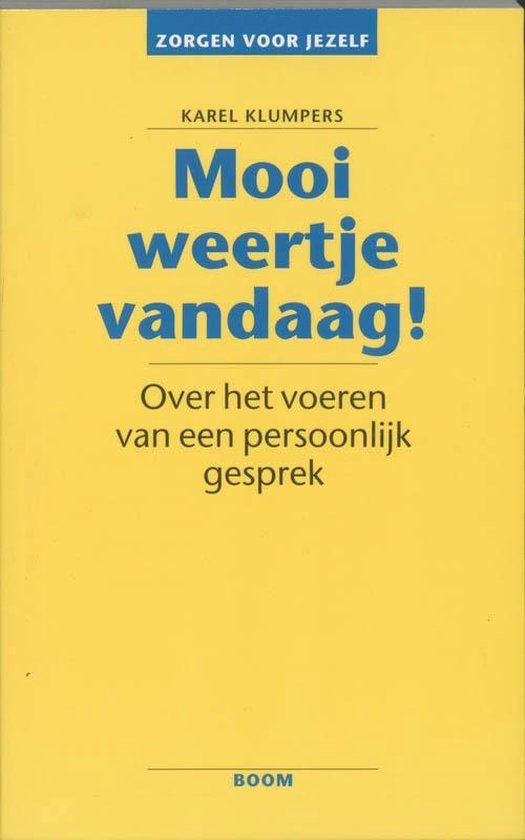 Cover van het boek 'Mooi weertje vandaag!' van Karel Klumpers