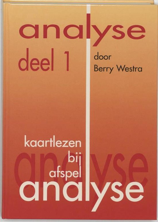 Cover van het boek 'Analyse / 1' van B. Westra