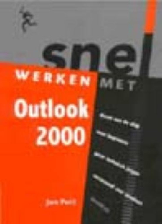 Cover van het boek 'Snel werken met Outlook 2000'