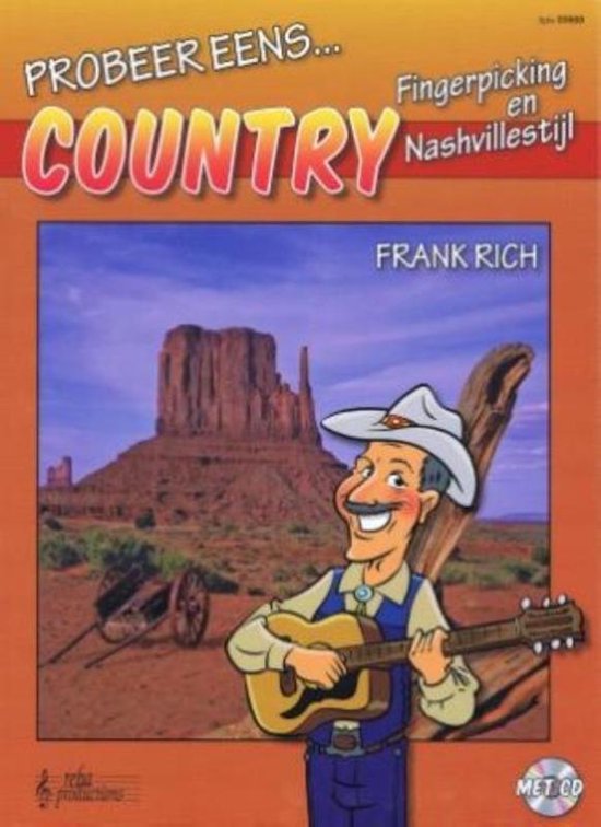 Probeer eens ... country gitaar | 9789069113777 | Frank Rich | Boeken |