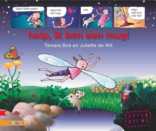 Strip voor beginnende lezers  -   Help, ik ben een mug! - cover