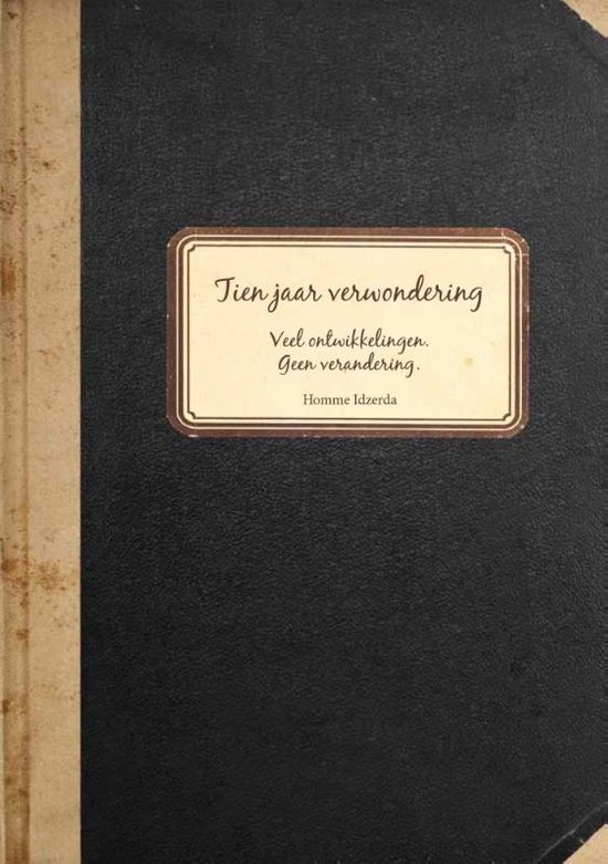 Tien jaar verwondering - cover