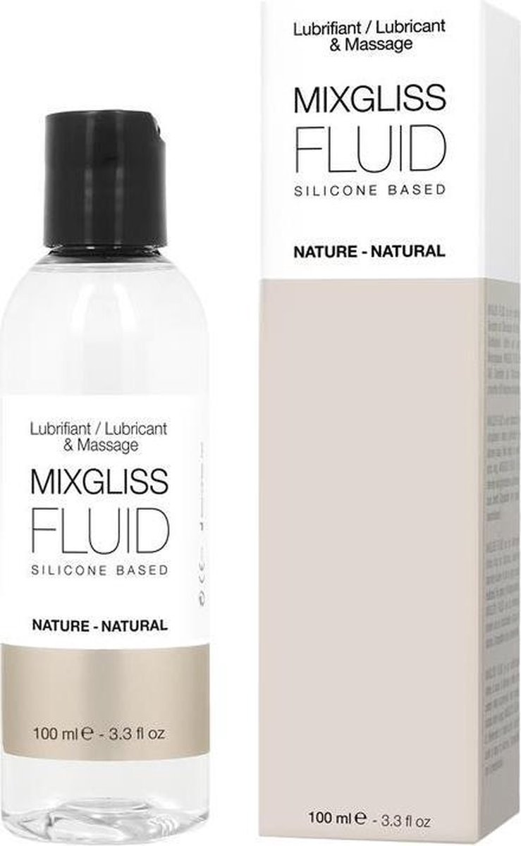 MIXGLISS - NATURAL SILICONE BASE LUBRICANT 100ML