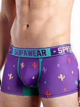 Supawear Sprint Trunk Prickly Purple - MAAT M - Heren Ondergoed - Boxershort voor Man - Mannen Boxershort