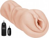 Realistische Vribatie Masturbator - Satisfaction - Vibrerend - Batterij: 2x AA - Night Wish