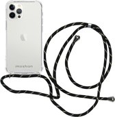 iMoshion Backcover met koord iPhone 12 Pro Max hoesje - Zwart / Goud