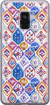 Samsung Galaxy A8 2018 hoesje siliconen - Boho vibe - Soft Case Telefoonhoesje - Print / Illustratie - Multi