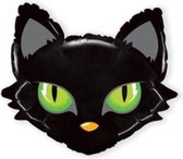 Witbaard Folieballon Zwarte Kat 71 Cm