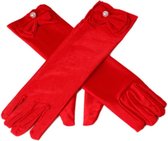 Gants rouges avec robe de princesse robe espagnole déguisement