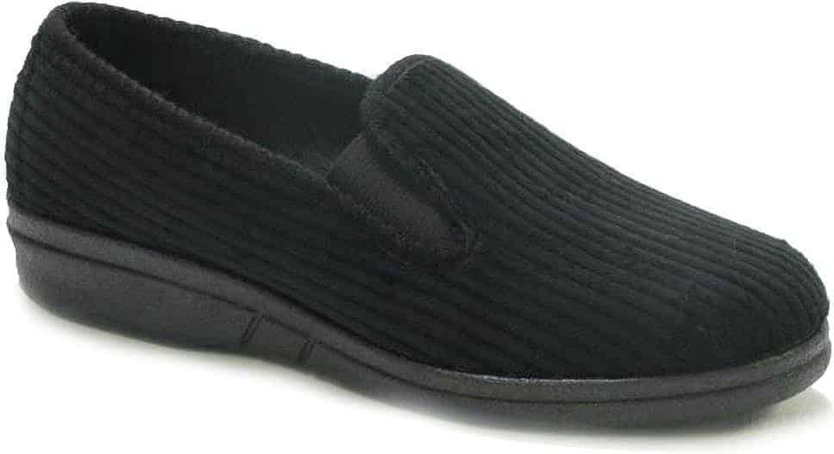 Merkloos Sans marque Blenzo Sloffen Heren Pantoffel Heren Corduroy zwart