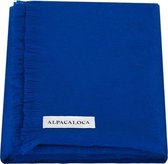 Alpaca Wol Enkelzijdige Sjaal - 200 x 65 cm - Cobalt Blue