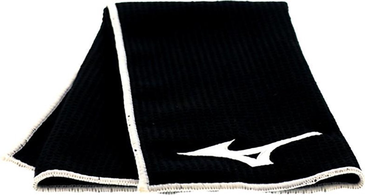 Serviette de golf Mizuno Micro Fiber Towel noir bol
