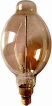 Deco LED XXL SPLASH glas amberkleurige SPLASH lamp H25cm