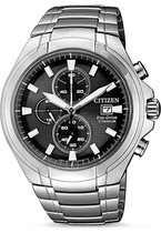 Citizen Super Titanium Horloge - Citizen heren horloge - Zwart - diameter 43 mm - Titanium