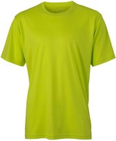 James and Nicholson - Heren Active T-Shirt (Geel)