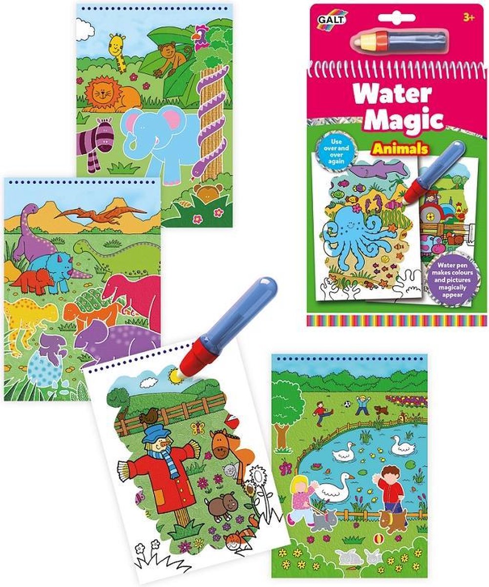 Galt Waterkleurboek Water Magic Animals - Kleurboek — afbeelding 16