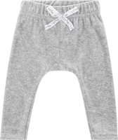 Baby de Luxe Broekje teddystof licht grijs 3-6