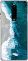 OnePlus 8 Hoesje Transparant TPU Case - Beach all Day #ffffff